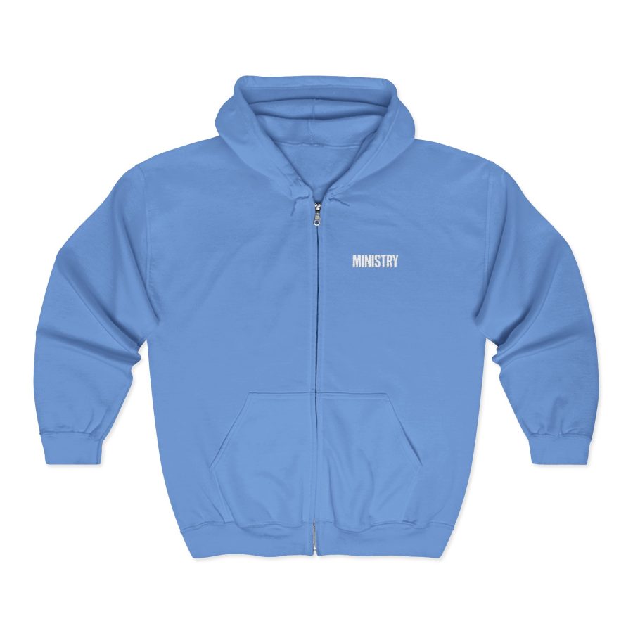 MINISTRY MPD/CORE-ZIP-001 EMBROIDERED