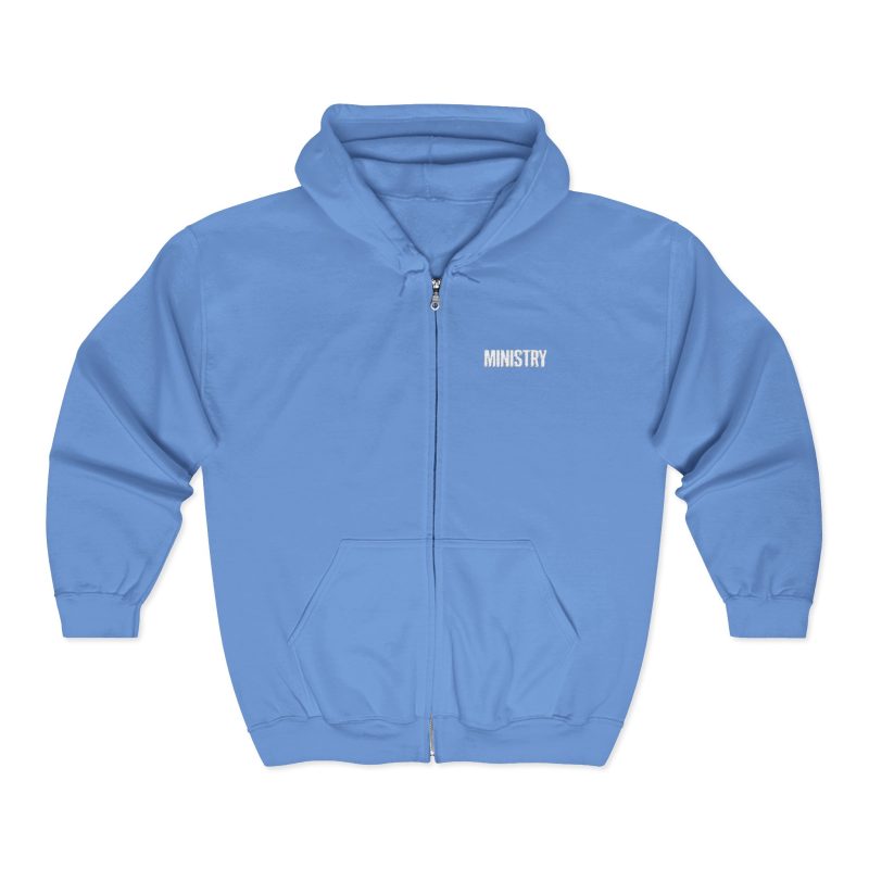 MINISTRY AM/MPD/CORE-ZIP-001 EMBROIDERED