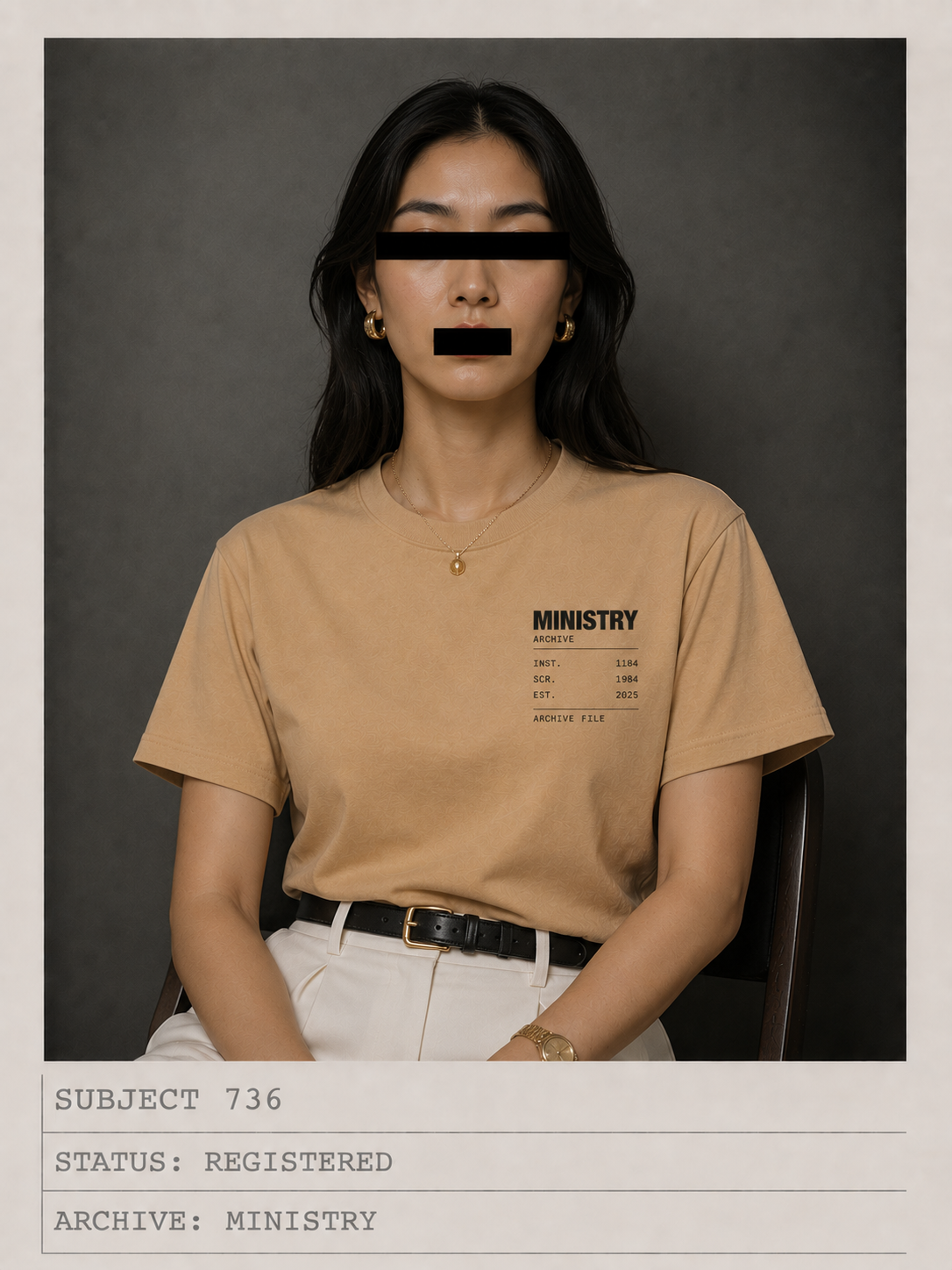 TS-01 BERNAYS KHAKHI T-SHIRT
Unisex
Regular
100% cotton
180 g/m²